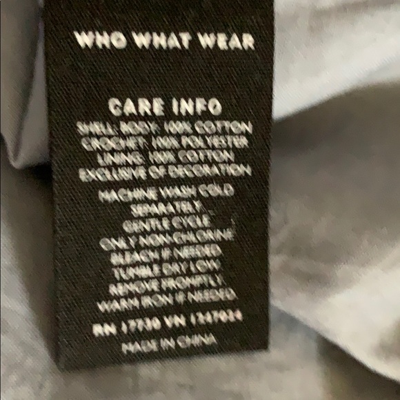 WHO WHAT WEAR chambray denim dress Size XS - Picture 9 of 10